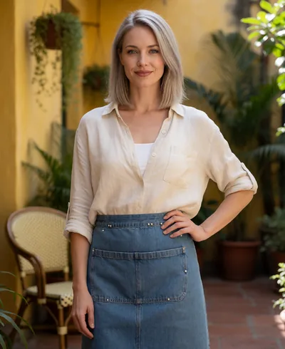 Cecilie, 25, a fictional AI companion